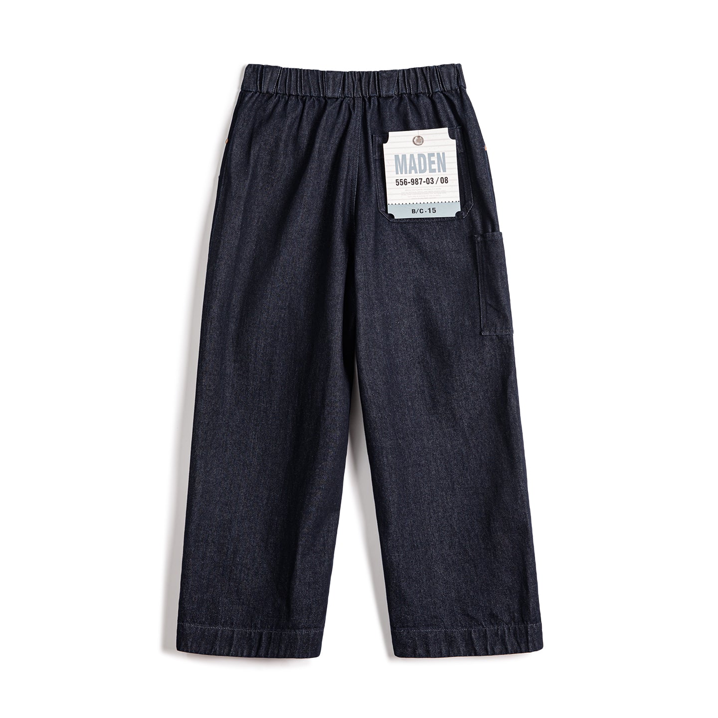 Quần Jean MADEN Boro Giặt Màu Denim
