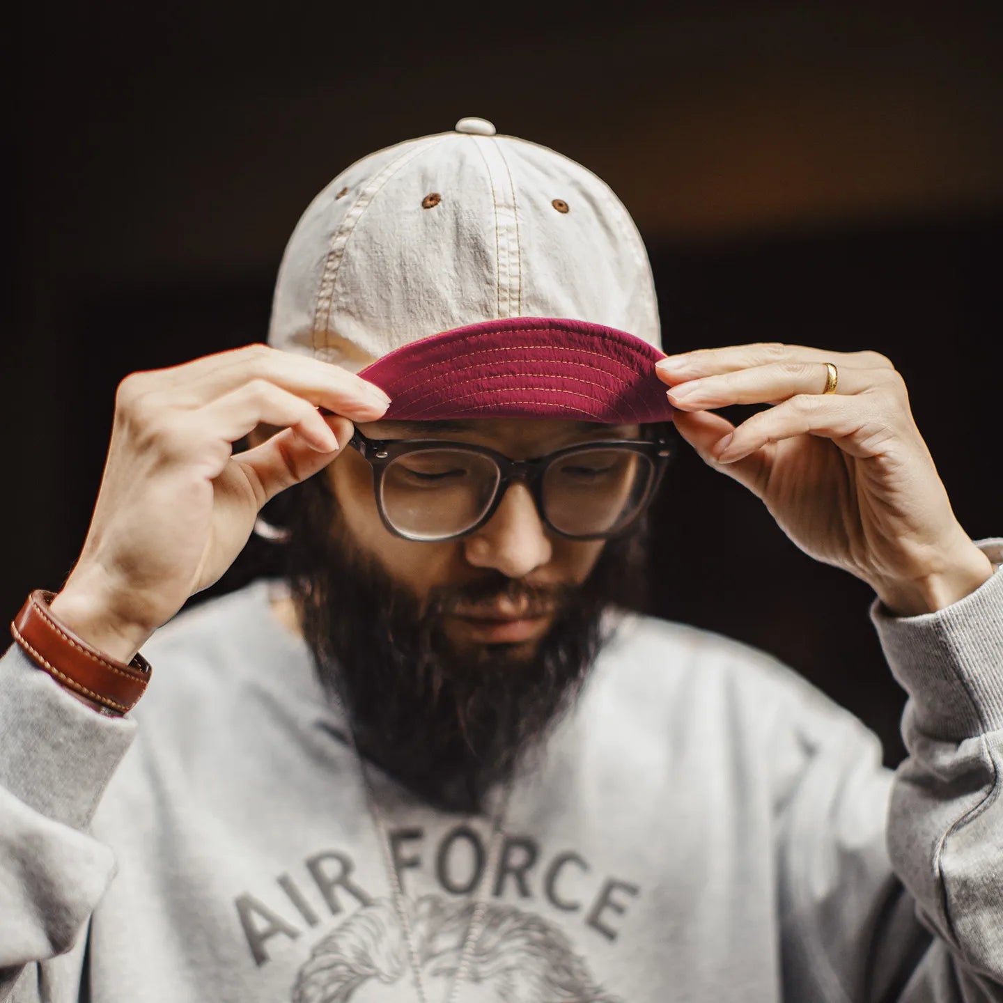 Gorra de béisbol con visera corta MADEN