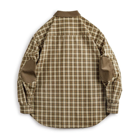 MADEN Patckwork Checked Shirt