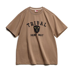 MADEN Retro Navajo Puff Print Cotton T-Shirt