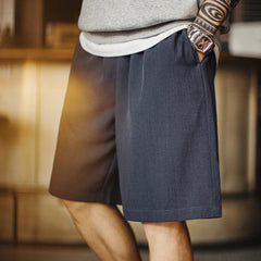 MADEN Anzug-Shorts | Leichte Hosen in Mittlerer Länge | Büro-zu-Straße
