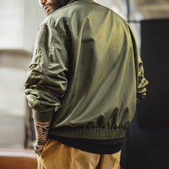 MADEN Armeegrüne Black Panther Jacke