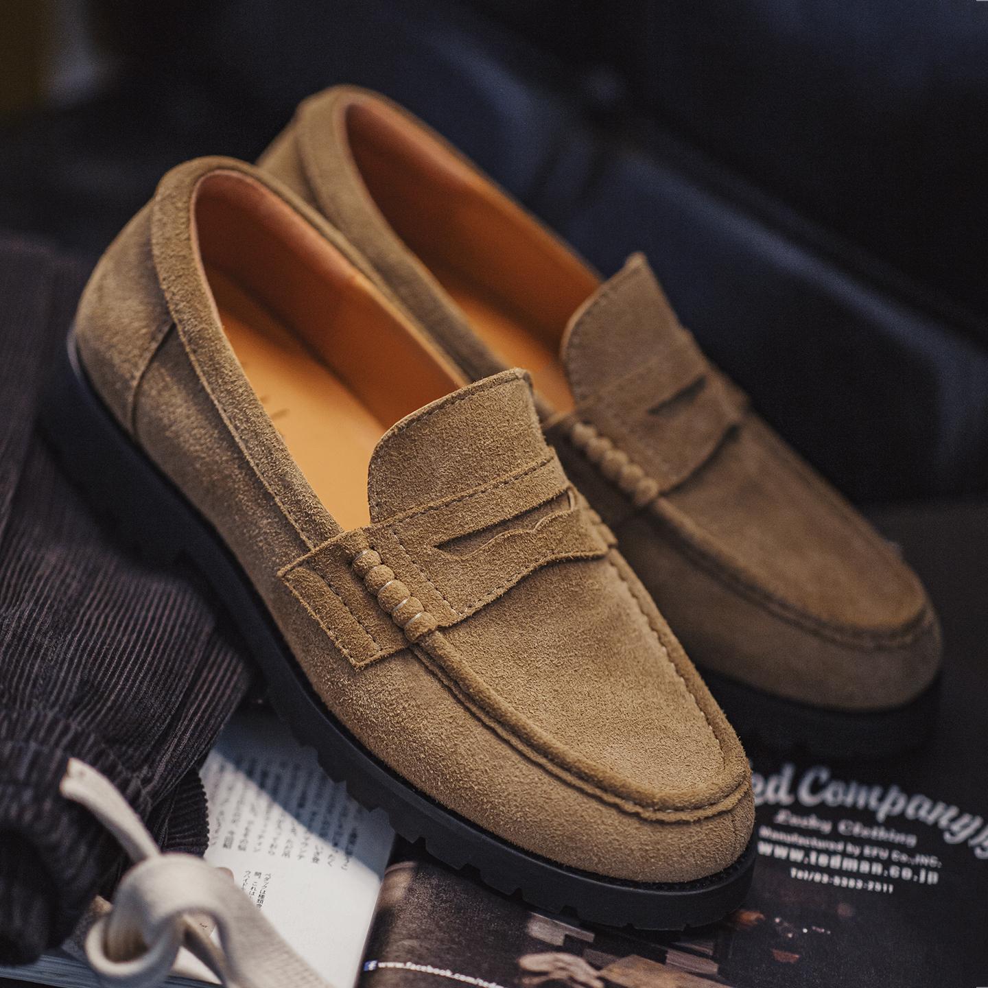 Giày Lười Da Nam MADEN Kiểu Penny Loafers