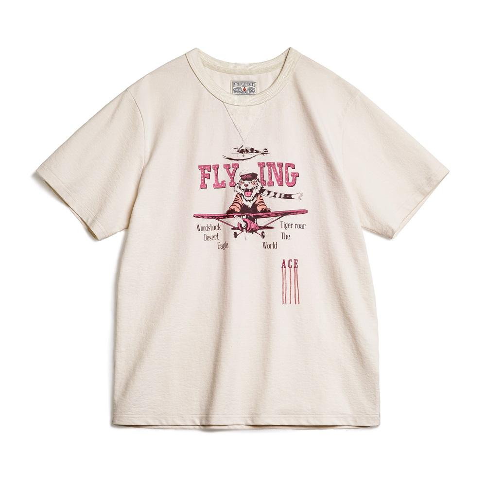 Camiseta holgada de manga corta con doble costura para hombre MADEN con estampado retro de tigre estilo Amekaji, primavera verano