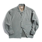 Chemise à manches longues MADEN – Tissu effet peau de pêche rétro, coupe ample  thumbnail