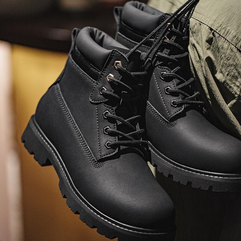 MADEN Workwear Black Boots