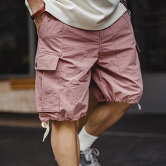 MADEN Schnelltrocknende Nylon-Cargo-Shorts mit lockerem Sitz