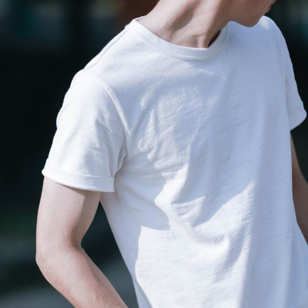 MADEN 300g Unifarbenes T-Shirt – 100 % Baumwolle