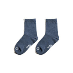 MADEN Retro Anker Print Mid-Top Baumwollsocken