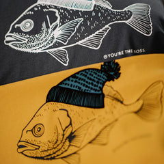 Camiseta estampada "Sombrero-Pez" MADEN - Algodón 100%