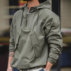 MADEN Herren Schwere Baumwoll Urban Outdoor M43 Hoodie