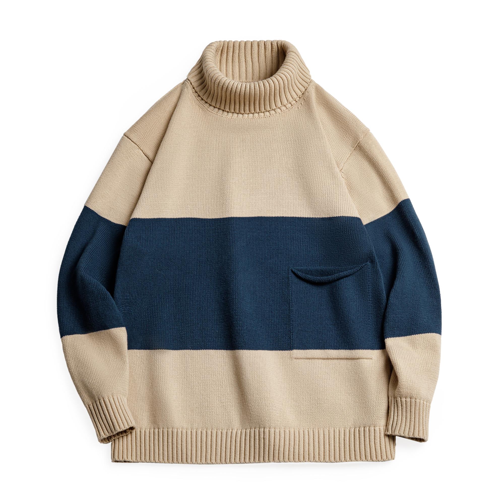 Veste pull vintage Maden - Modèle en maille épaisse 