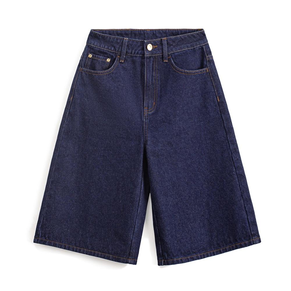 MADEN Damen Schwere Selvedge Denim Umschlag Shorts