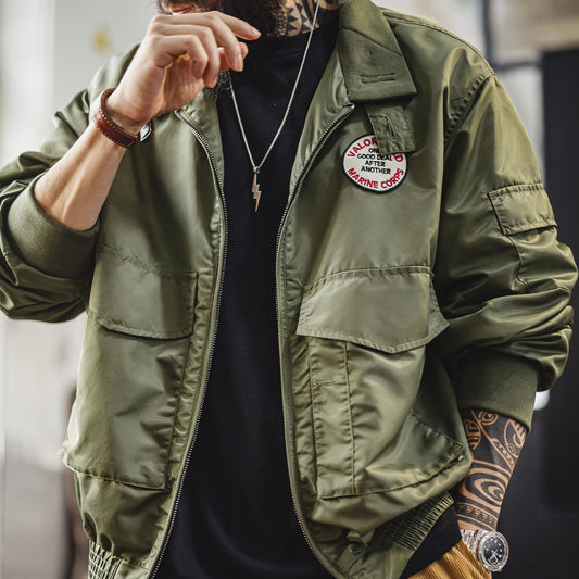 MADEN Armygreen Black Panther Jacket