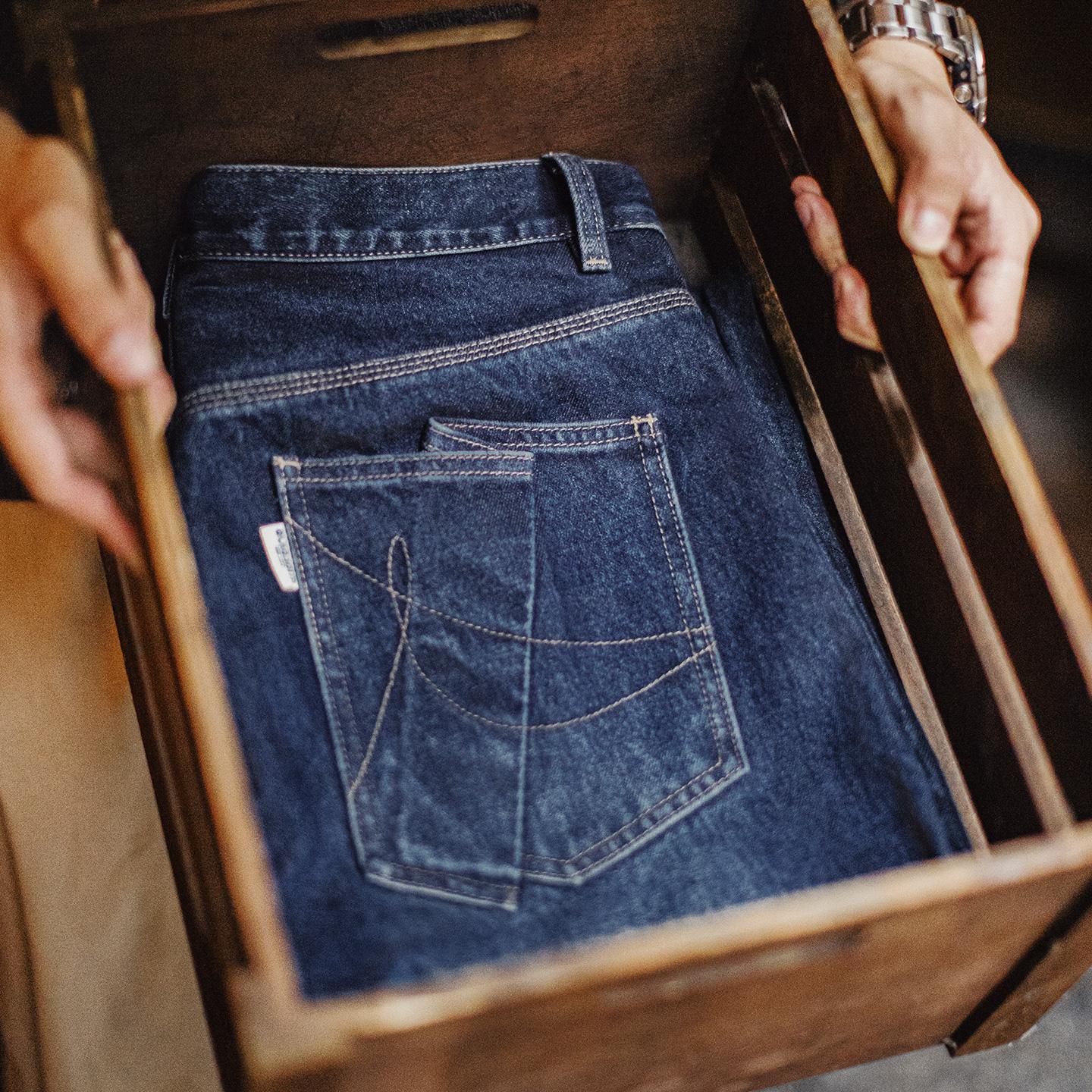 Jeans de trabajo retro MADEN, pantalones casuales de pierna recta