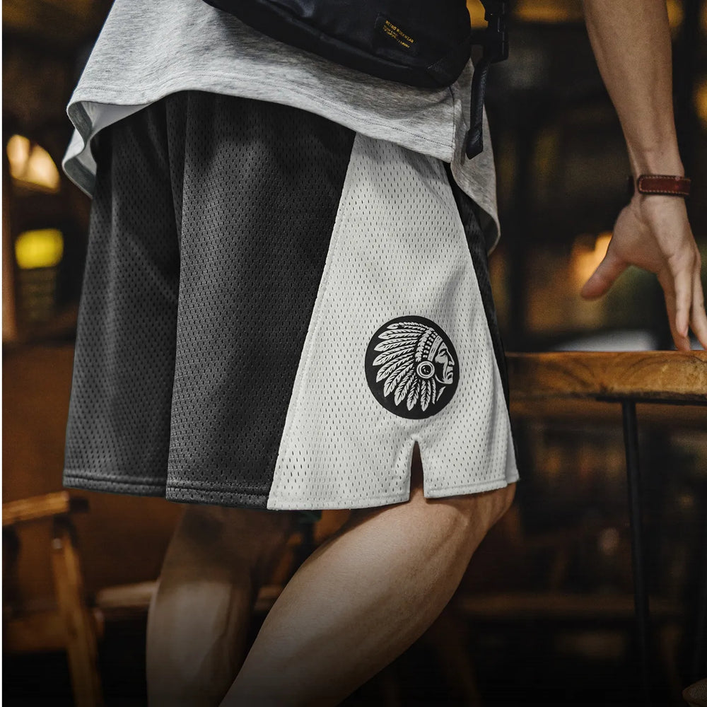 MADEN Mesh Athletic Basketball Shorts