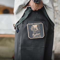 MADEN Herringbone Pleated Pants