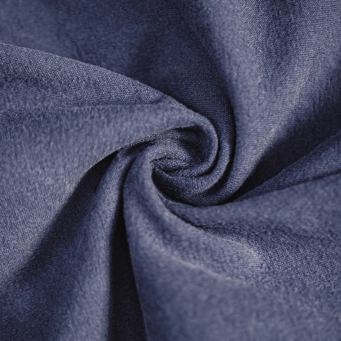 MADEN Navy Popover Shirt Cotton 100%
