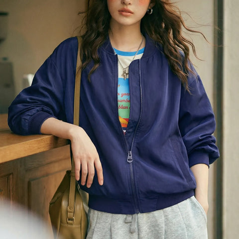 MADEN Women's Bomber Jacket