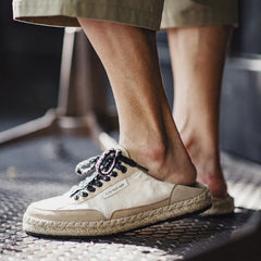 MADEN Woven Linen Fisherman Shoes
