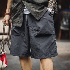 MADEN Taslan Strukturierte Outdoor Cargo-Shorts für den Sommer
