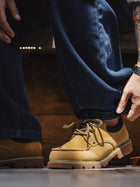 MADEN Men's Vintage Full-Grain Leather Derby Shoes thumbnail