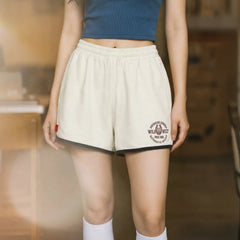 MADEN Women's Embroidery Athletic Shorts