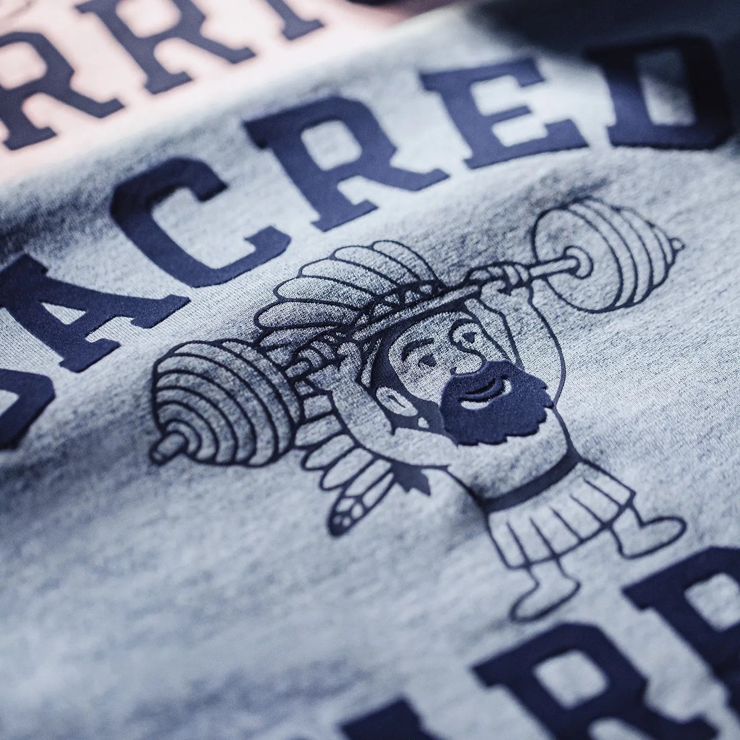 MADEN Vintage Flocked Print T-Shirt