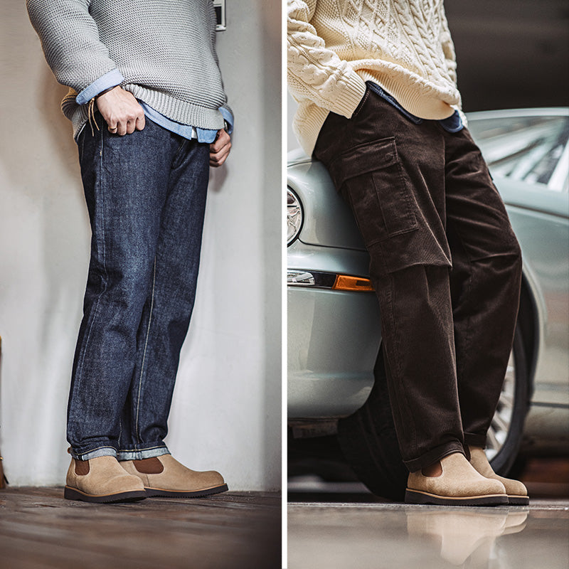 MADEN Suede Chelsea Boots