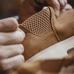 MADEN Fleece-Lined Chunky Sole Ankle Boots