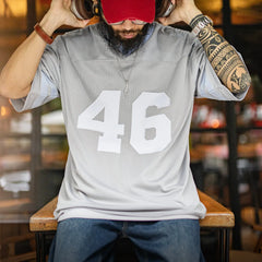 MADEN Mesh Breathable Loose-Fit Sports Basketball T-Shirt