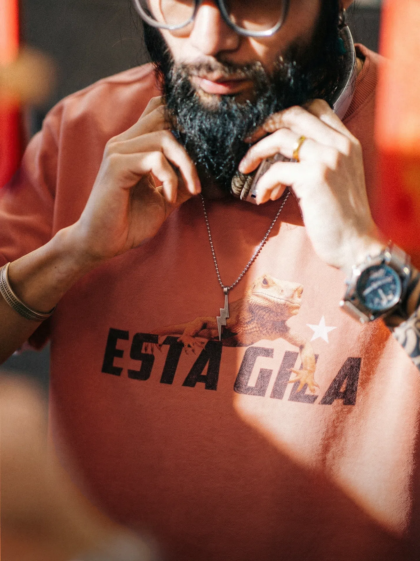 Men's Vintage Printed T-Shirt