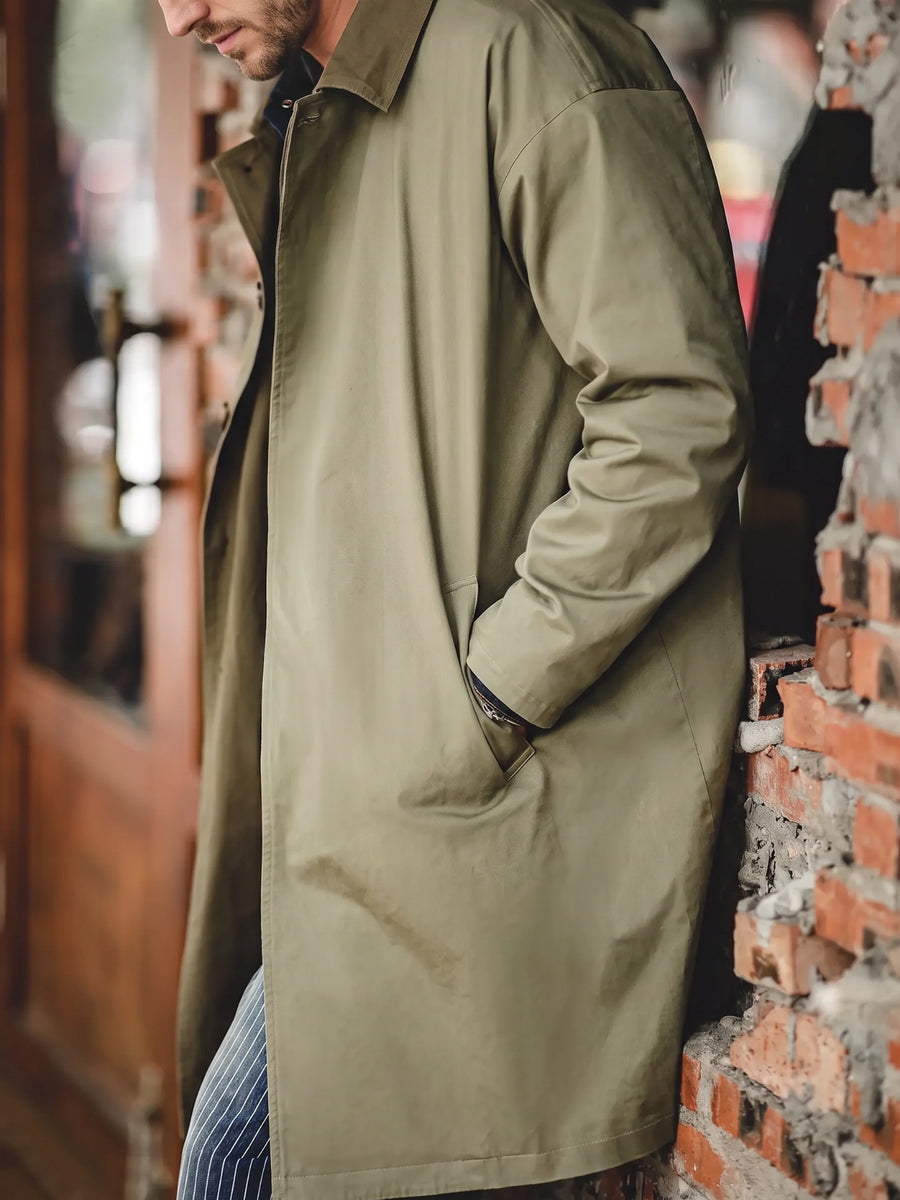 Manteau trench-coat Balmacaan MADEN 
