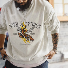 MADEN Souvenir Tiger Print Sweatshirt