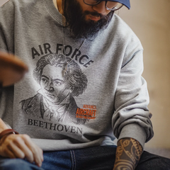 Sudadera estampada con dobladillo enrollado 100% algodón MADEN