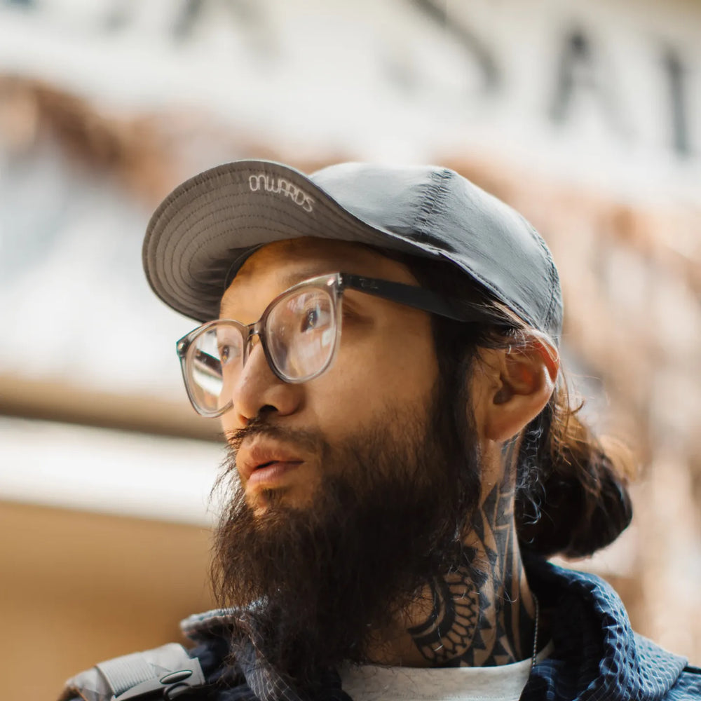 MADEN Mesh-Back Breathable Flat-Brim Baseball Cap