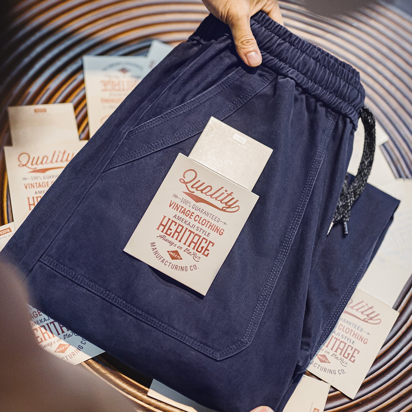 MADEN Blue Carpenter Cargo Pants