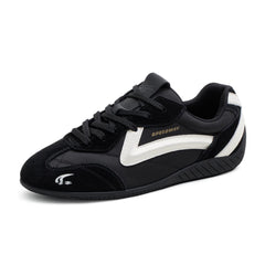 MADEN Unisex Retro Wildleder Racing Sneaker