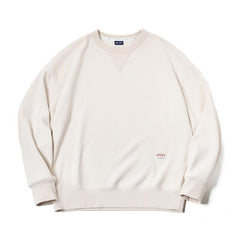 MADEN Schwergewicht Chenille Rundhals Sweatshirt für Herren