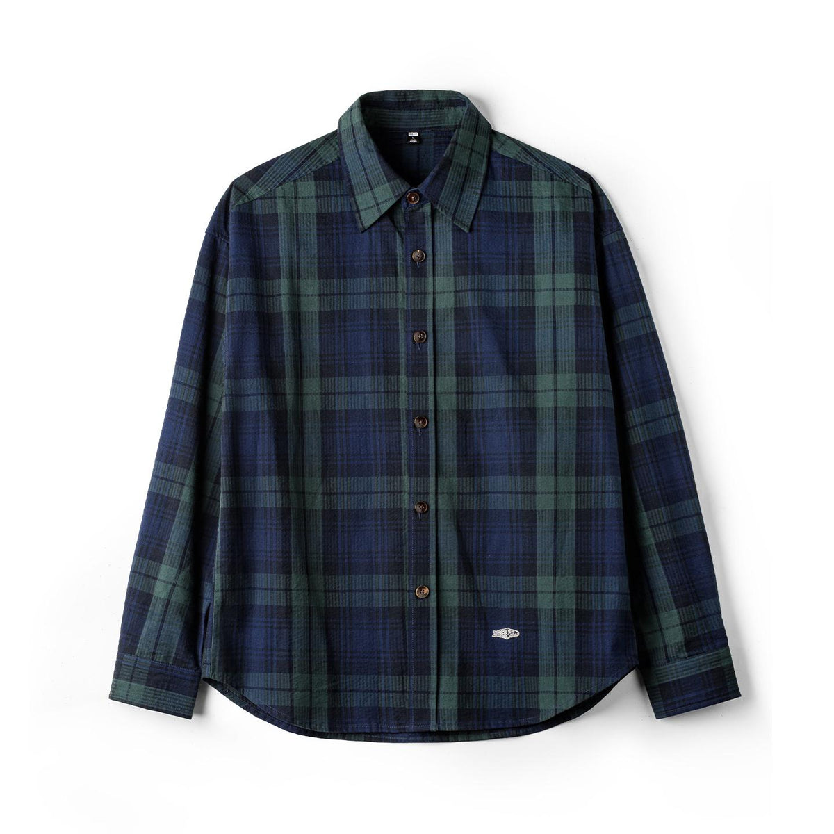 MADEN Herren Retro Karohemd - 100% Baumwolle