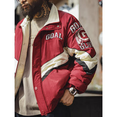 MADEN Herren NCAA Colorblock Rennjacke