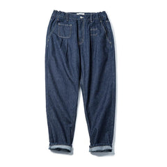 MADEN Locker geschnittene 12,8oz Gewaschene Denim Jeans