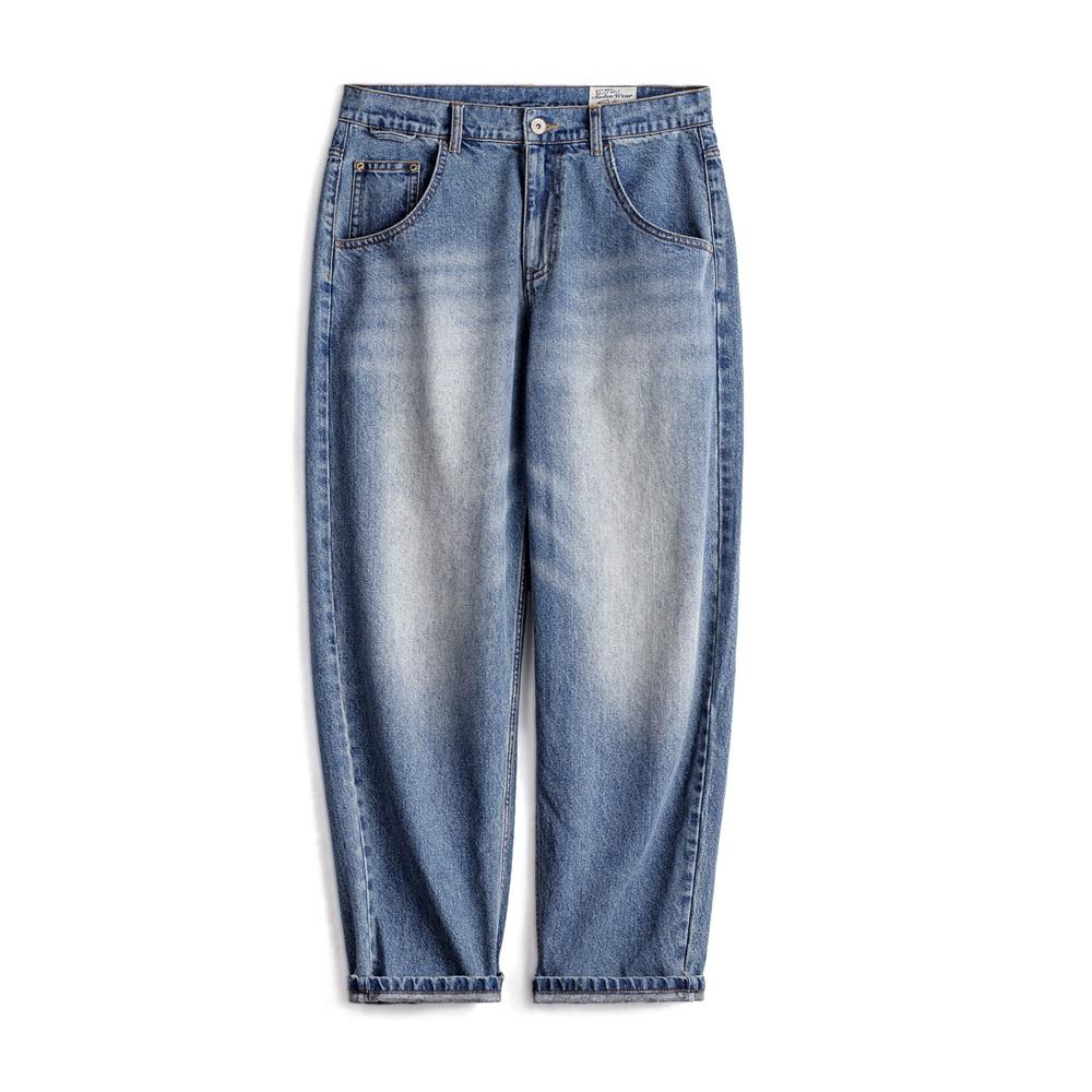MADEN Cat Whisker Faded Denim Jeans 12.6oz