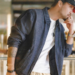 MADEN Retro Denim Cityboy Reversjacke