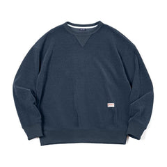MADEN Schwergewicht Chenille Rundhals Sweatshirt für Herren