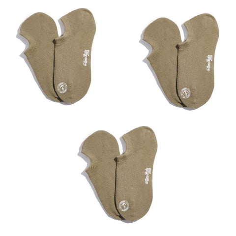 MADEN Herren-Freizeitsocken – Atmungsaktive, rutschfeste, unsichtbare Bootssocken (3er-Pack) 