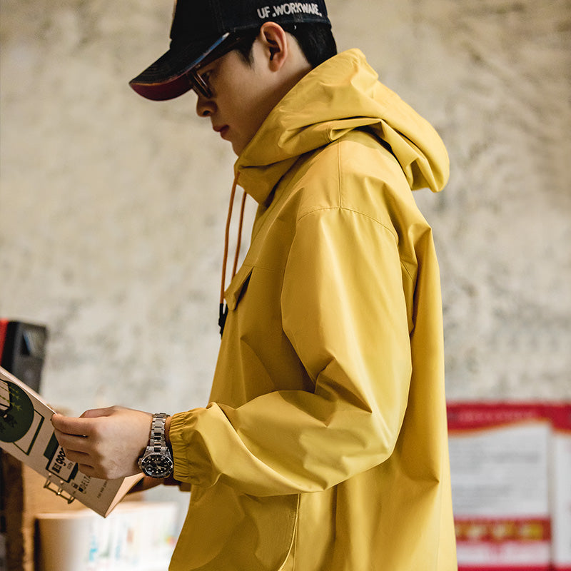 MADEN Herren Outdoor Kapuzenjacke