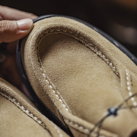 MADEN Sand Ridge Schuhe mit Höhenverstellung aus Leder zum Hineinschlüpfen