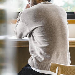 MADEN Herren Chenille Pullover Weich & Gemütlich