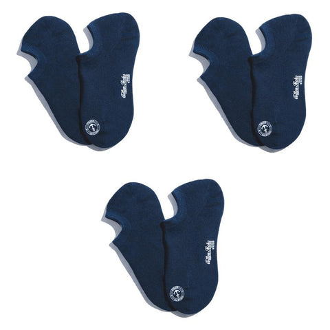 MADEN Herren-Freizeitsocken – Atmungsaktive, rutschfeste, unsichtbare Bootssocken (3er-Pack) 